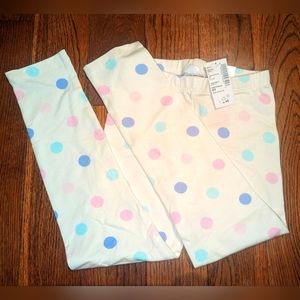 Children's Place Size 5T Polka Dots Leggings NWT
